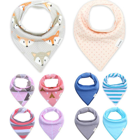 Cute Porcupine Baby Bandana Bib Set