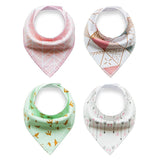 Cute Porcupine Baby Bandana Bib Set